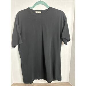 Forty Five Men's Black Short Sleeve T-Shirts Size Large USA Supima Cotton